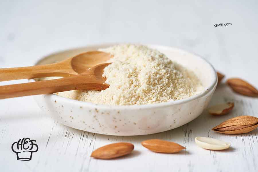 Almond Flour - substitutes for water chestnut