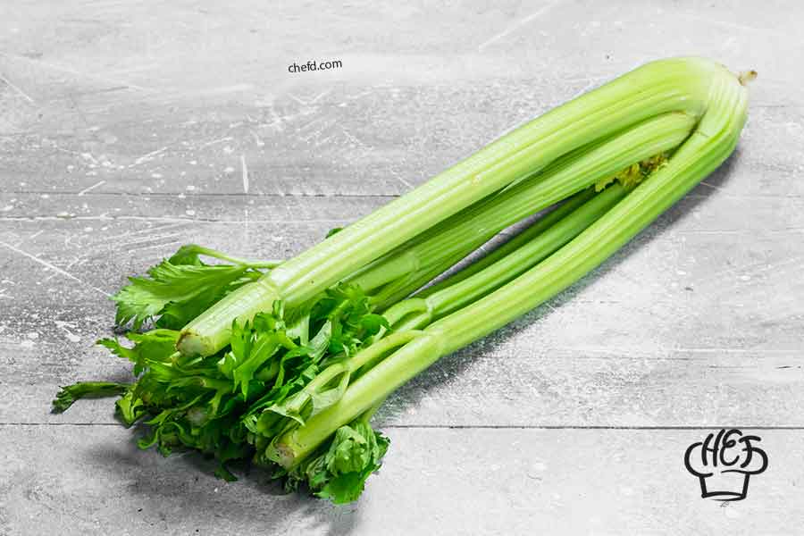 Celery -  substitutes for water chestnut