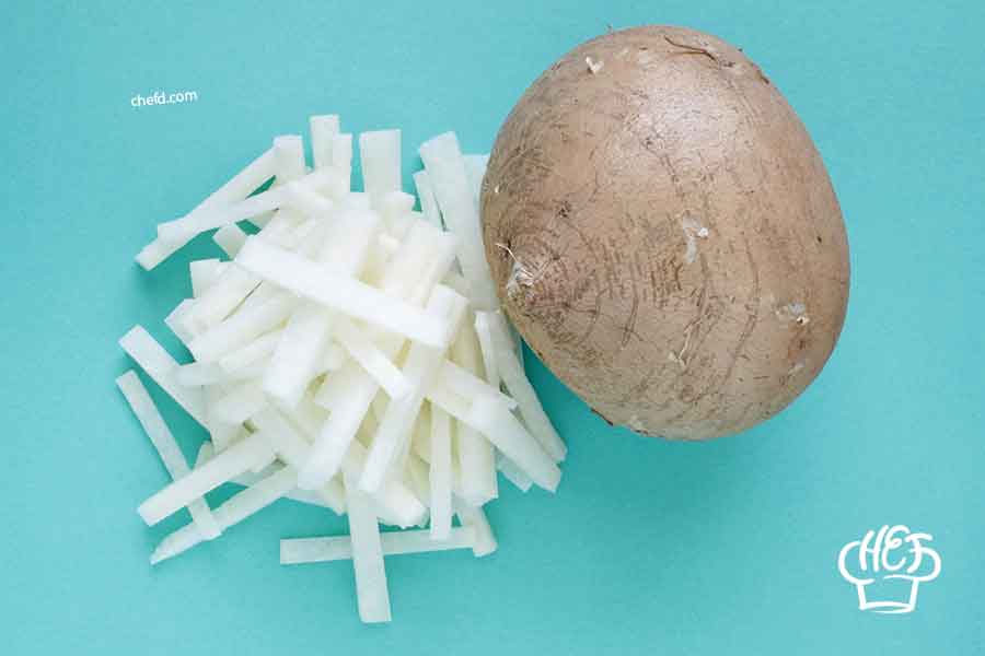 Jicama Slices - substitutes for water chestnut