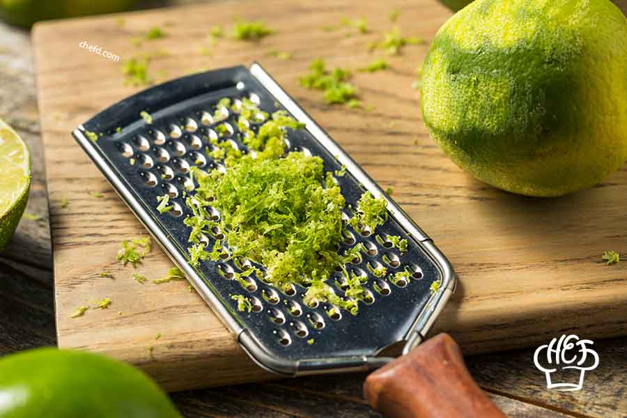 Lime zest - substitutes for lime juice
