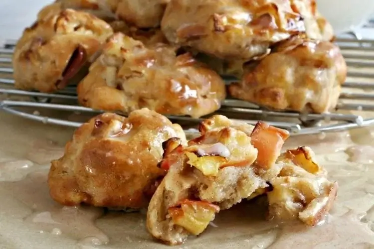 Image with Air Fryer Apple Fritters.