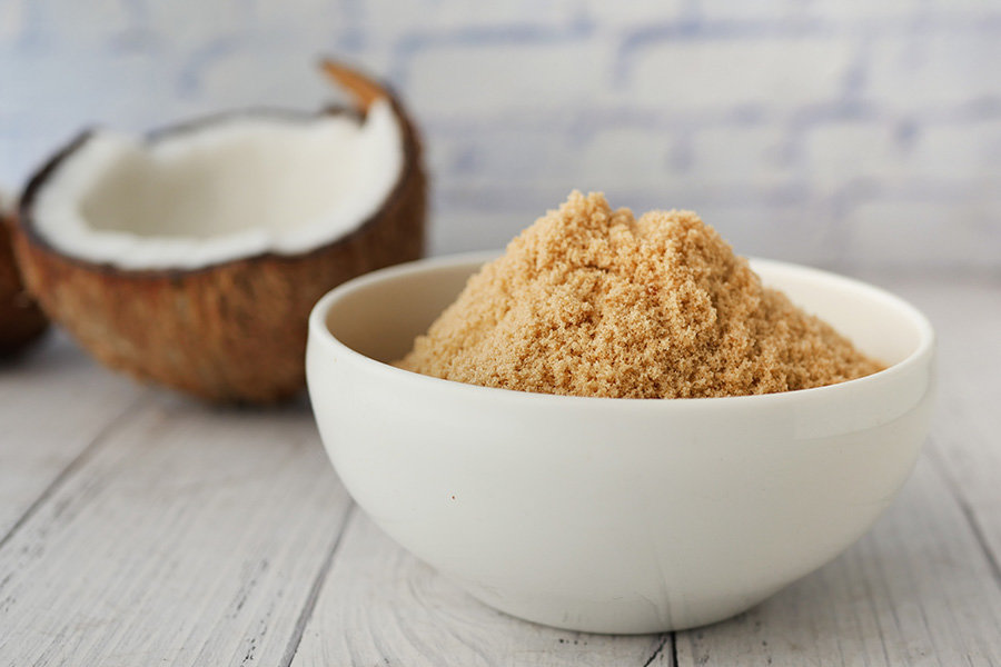 Coconut sugar used as an alternative to brown sugar