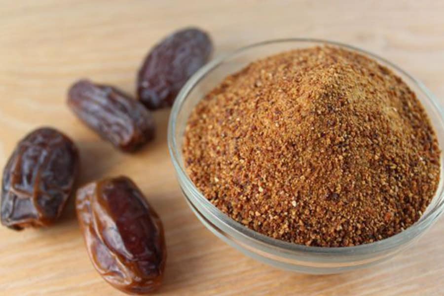 Date Sugar used as a substitute for brown sugar