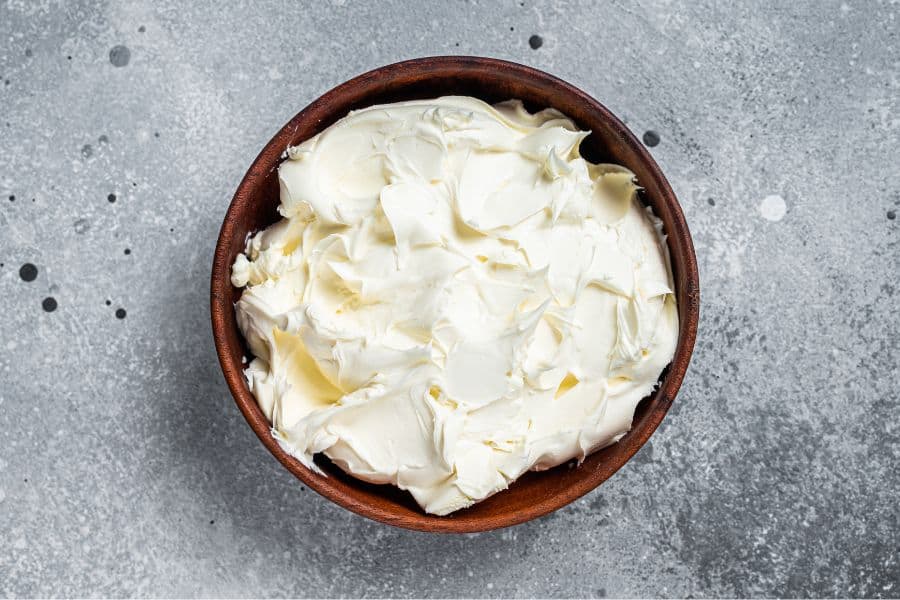 Mascarpone cheese - one of the popular substitutes for burrata cheese