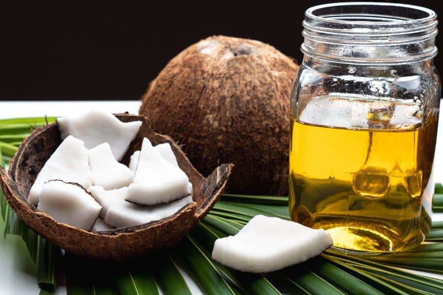 coconut meat and coconut oil