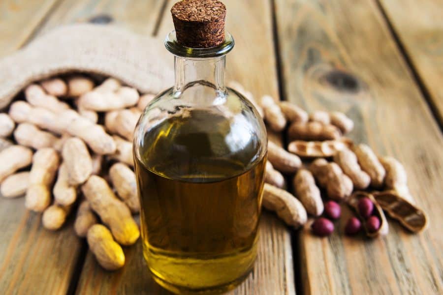 peanut oil - one of the widely used substitutes for vegetable oil