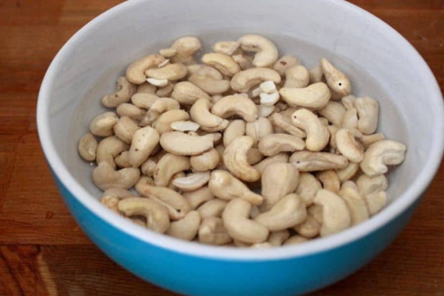 soaked cashews - one of the best banana substitutes