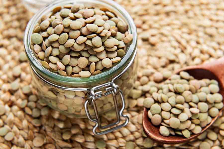 lentils- foods with more protein than an egg
