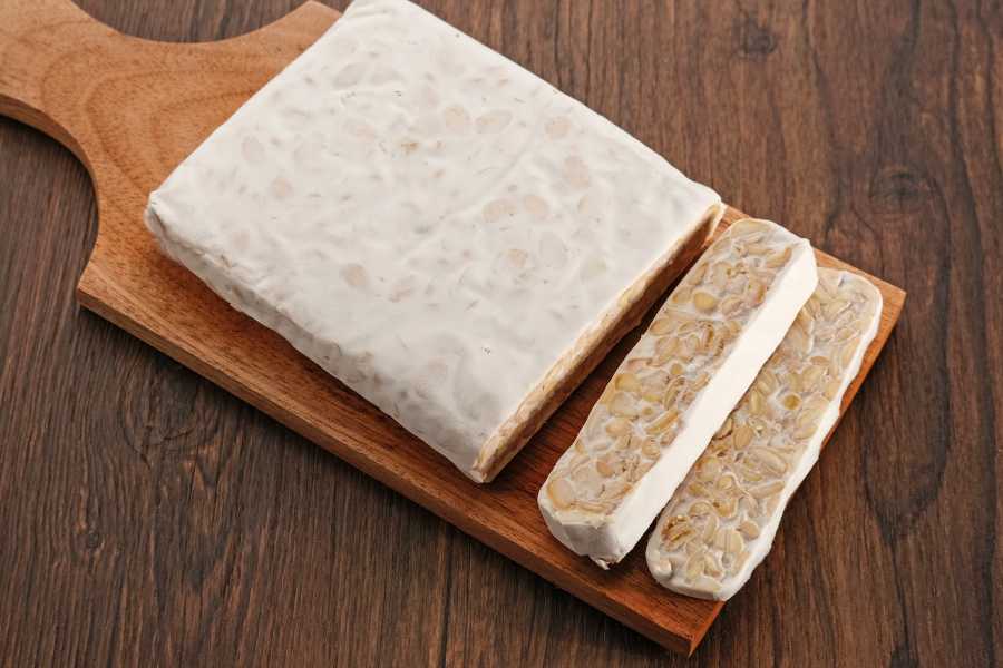 tempeh- vegetarian sources of protein 